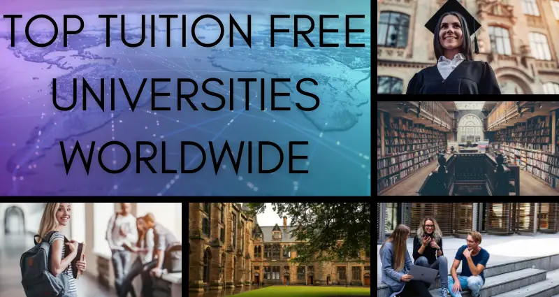 top tuition free universities worldwide